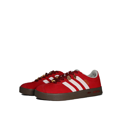 Adidas Neo VL Court 2.0 Cushioned Slip-Resistant Coverage Low-Top Casual Shoes Unisex Red
