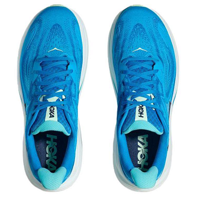 HOKA ONE ONE CLIFTON 10 Low Top Running Shoes Men's Blue Loose Fit