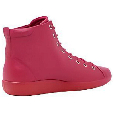 Ecco High-Top Skateboard Shoes Women's Pink