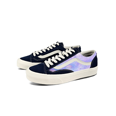 Vans Style 36 Suede Low Top Skateboard Shoes Unisex Blue Purple