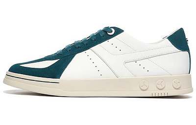 LI-NING 1990 Zhengrong Non-slip Lightweight Low-Top Skateboard Shoes Men's White Green