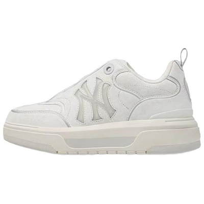 MLB Anti-Slip Wear-Resistant Low-Top Skateboard Shoes Unisex White