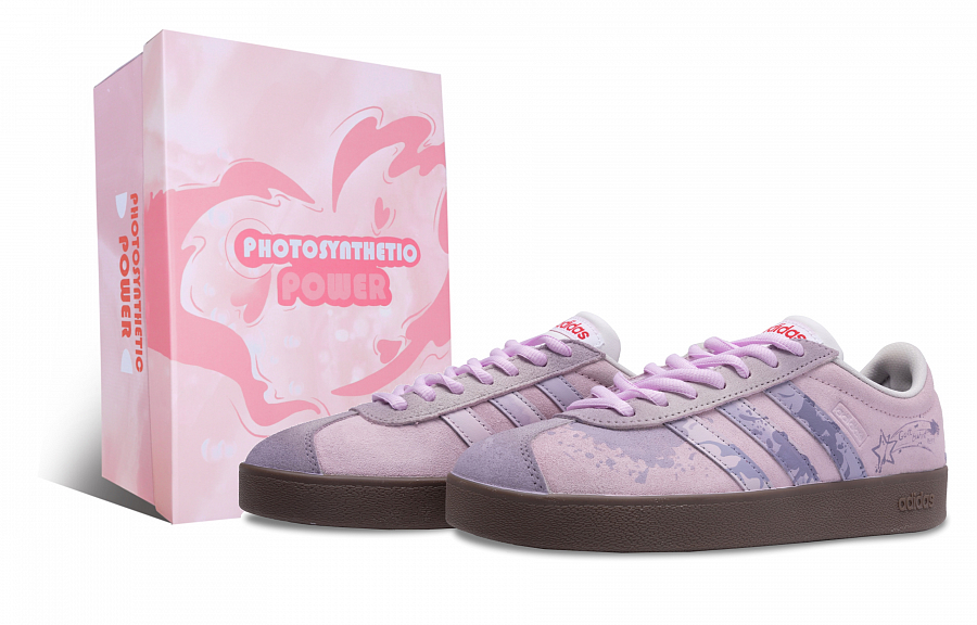 Adidas Neo VL Court Lifestyle Skateboard Shoes Women's Low top White/Purple купить в интернет-магазине Yoocart с быстрой доставкой по России.
