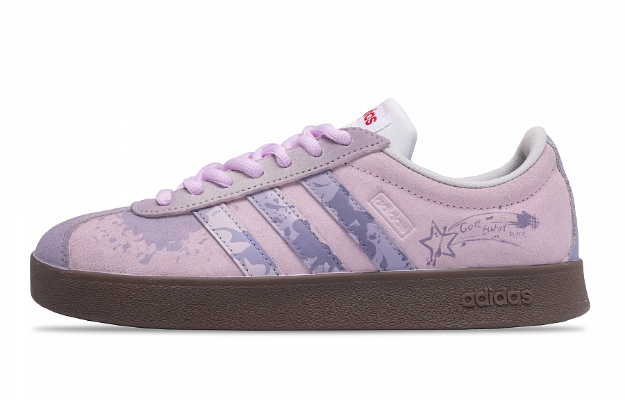 Adidas Neo VL Court Lifestyle Skateboard Shoes Women's Low top White/Purple купить в интернет-магазине Yoocart с быстрой доставкой по России.