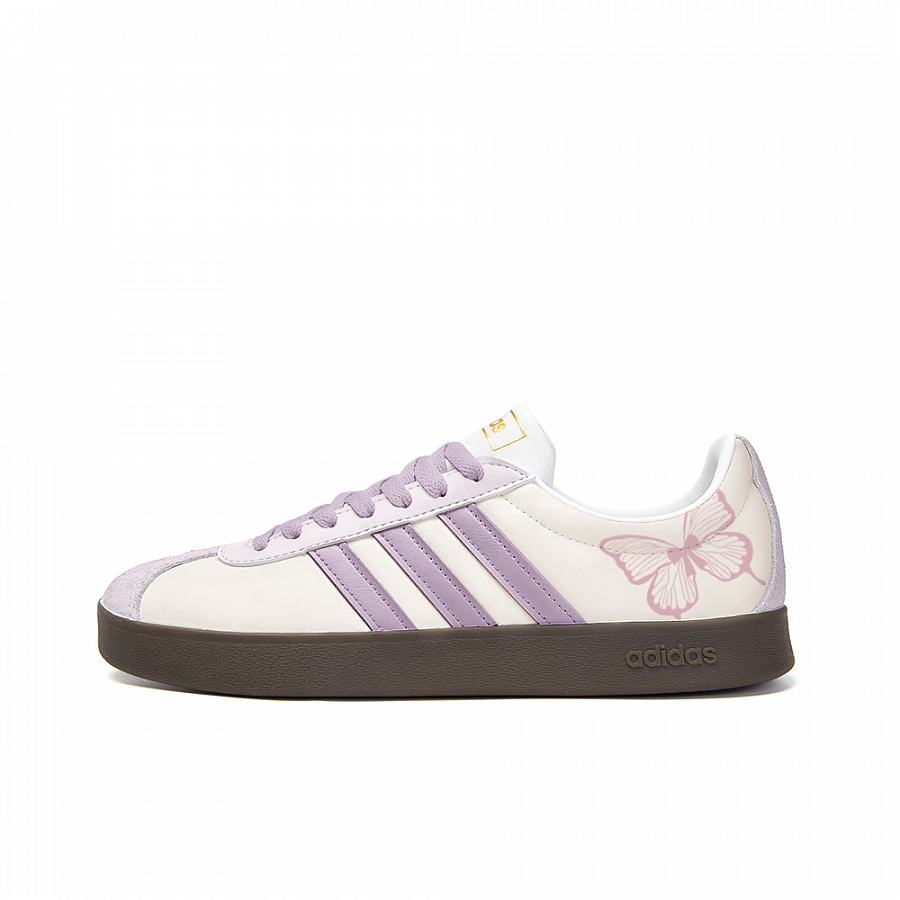 Adidas Neo VL Court 2.0 Fallen Flowers Anti-Slip Wear-Resistant Low-Top Skateboard Shoes Unisex Purple купить в интернет-магазине Yoocart с быстрой доставкой по России.