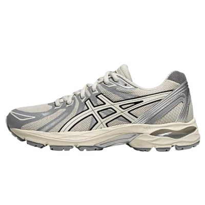 Asics Gel Flux CN Low Top Running Shoes Women's Beige Silver