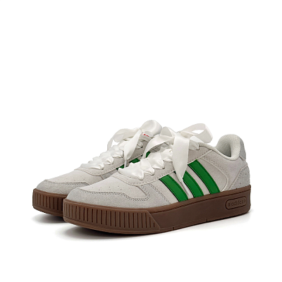 Adidas Neo D PAD Okra Slip Resistant Low Top Skateboard Shoes Unisex Gray Green