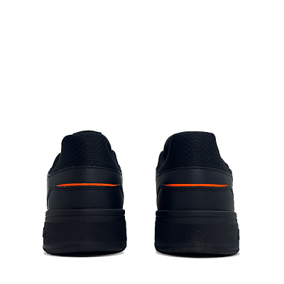 Adidas Neo Courtbeat Bamboo Stream Low Top Skateboard Shoes Unisex Black Orange