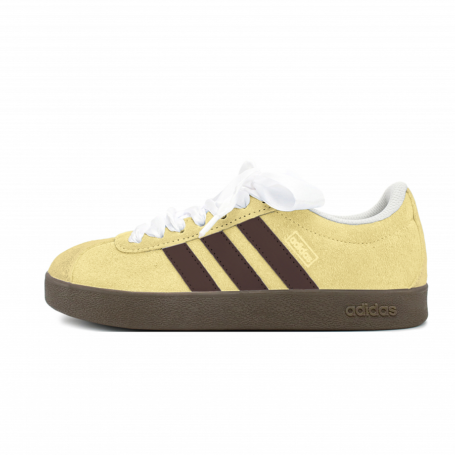 Adidas Neo VL Court Lifestyle Anti Slip Wear Resistant Low Top Skateboard Shoes Unisex Yellow купить в интернет-магазине Yoocart с быстрой доставкой по России.
