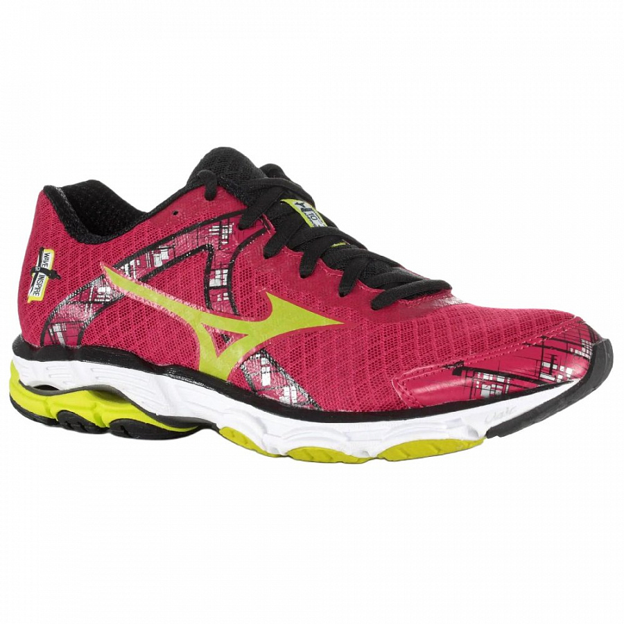 Mizuno WAVE INSPIRE 10 Abrasion Resistant Breathable Low Top Running Shoes Women's Red купить в интернет-магазине Yoocart с быстрой доставкой по России.