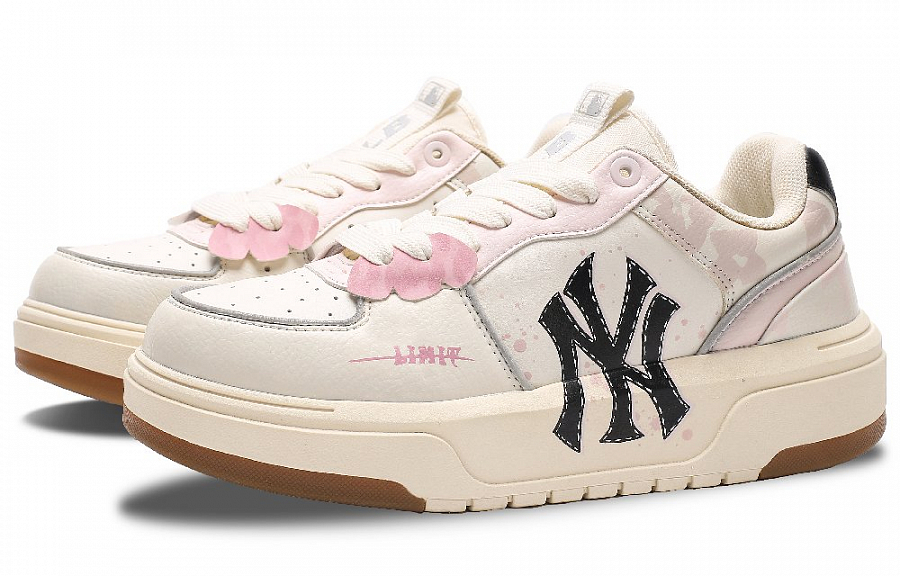 MLB Chunky Liner Low Top Skateboard Shoes Unisex Romantic Pink купить в интернет-магазине Yoocart с быстрой доставкой по России.