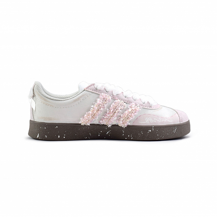 Adidas Neo VL Court Lifestyle Low Top Skateboard Shoes Unisex Peach Pink купить в интернет-магазине Yoocart с быстрой доставкой по России.