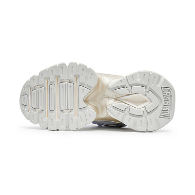 Champion Sharktooth Shoes Power Armor Low-Top Chunky Sneakers Women's Silver White/Moonstone Blue