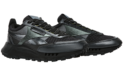 Reebok CL LEGACY W+ Anti Slip Wear Resistant Low Top Casual Trail Running Shoes Unisex Dark Gray