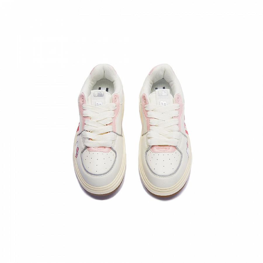 MLB Chunky Liner Skateboard Shoes Unisex Low-Top White/Pink