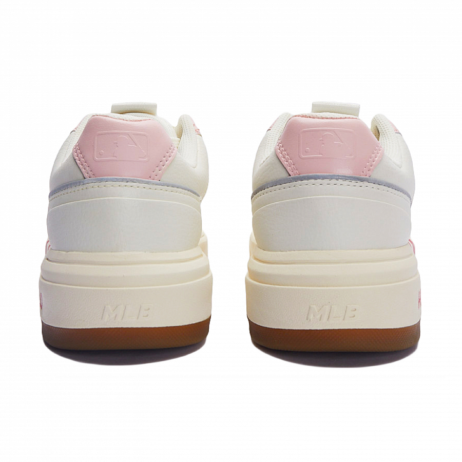 MLB Chunky Liner Skateboard Shoes Unisex Low-Top White/Pink