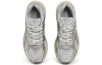 Reebok Low Top Running Shoes Unisex Gray Silver