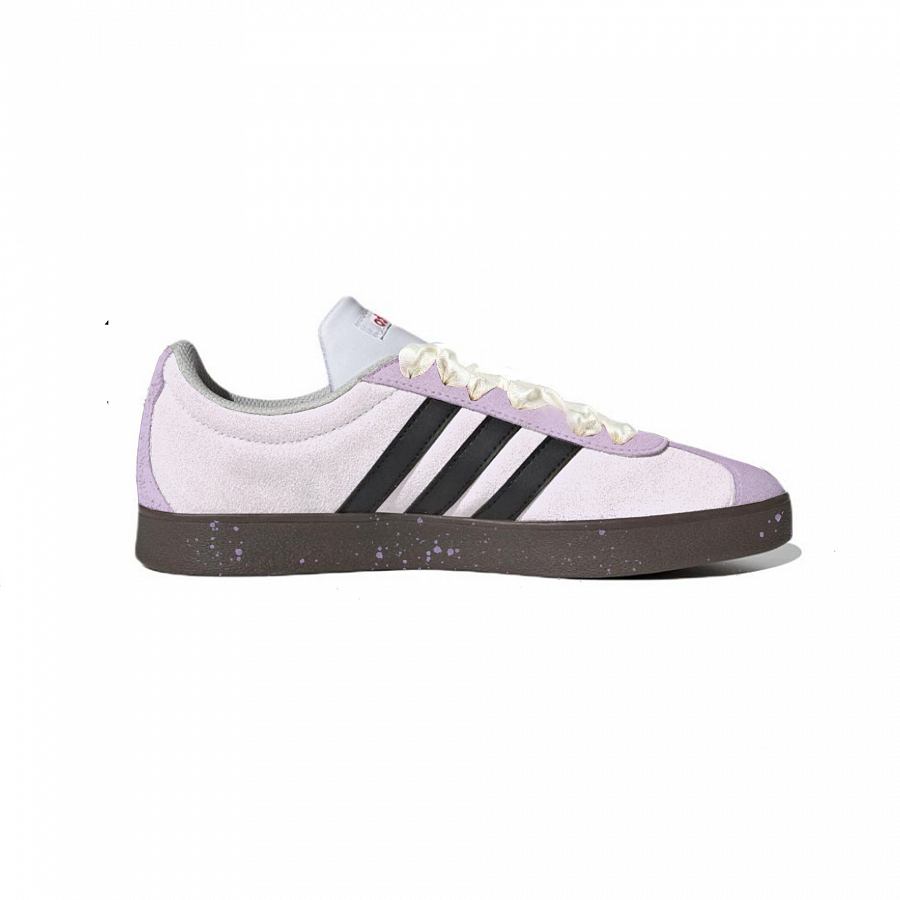 Adidas Neo VL Court Lifestyle Anti Slip Wear Resistant Low Top Skateboard Shoes Unisex Purple купить в интернет-магазине Yoocart с быстрой доставкой по России.