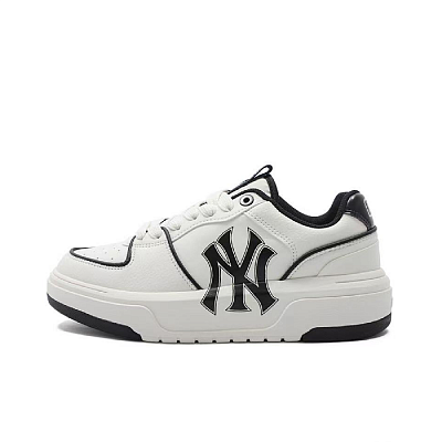 MLB Chunky Liner Skateboard Shoes Unisex Low-Top Gray/Red