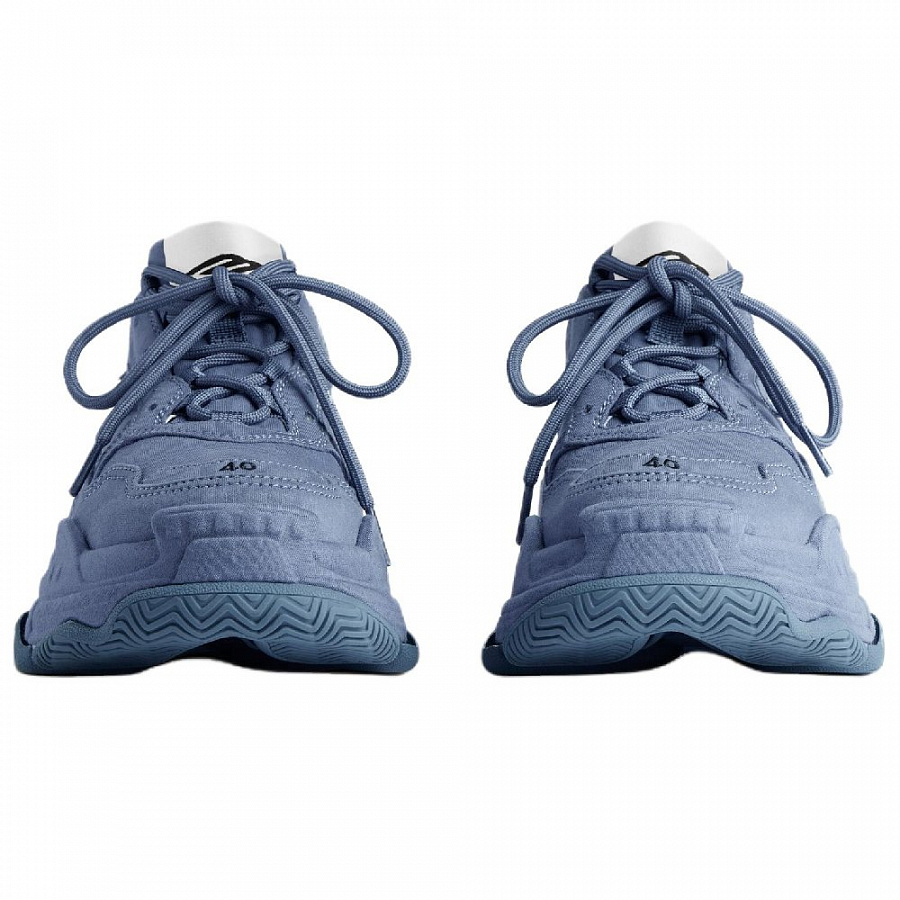 Balenciaga Triple S Low Top Chunky Sneakers Men's Blue купить в интернет-магазине Yoocart с быстрой доставкой по России.