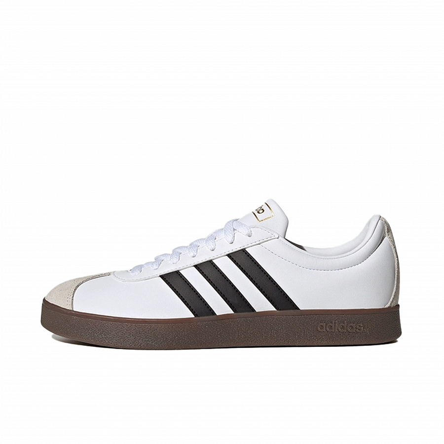 Adidas Neo VL Court 2.0 Anti Slip Wear Resistant Low Top Skateboard Shoes Women's Silver White купить в интернет-магазине Yoocart с быстрой доставкой по России.