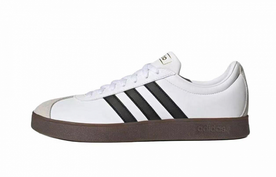 Adidas Neo VL Court 2.0 Coverage Slip Resistant And Abrasion Resistant Low Top Skateboard Shoes Unisex Silver White купить в интернет-магазине Yoocart с быстрой доставкой по России.