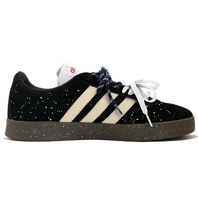 Adidas Neo VL Court 2.0 Anti-Slip Wear-Resistant Low-Top Skateboard Shoes Unisex Black White