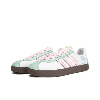 Adidas Neo VL Court 2.0 Wild Green Connects The Sky With Amber. Skateboard Shoes Unisex White