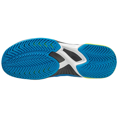Mizuno Wave Exceed Tour 5 Abrasion Resistant Low Top Tennis Shoes Men's Blue