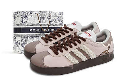 Adidas Neo VL Court 2.0 Skateboard Shoes Unisex Low-Top Brown