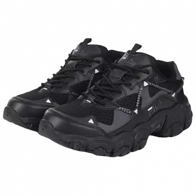 FILA Fluid Low Top Casual Shoes Unisex Black