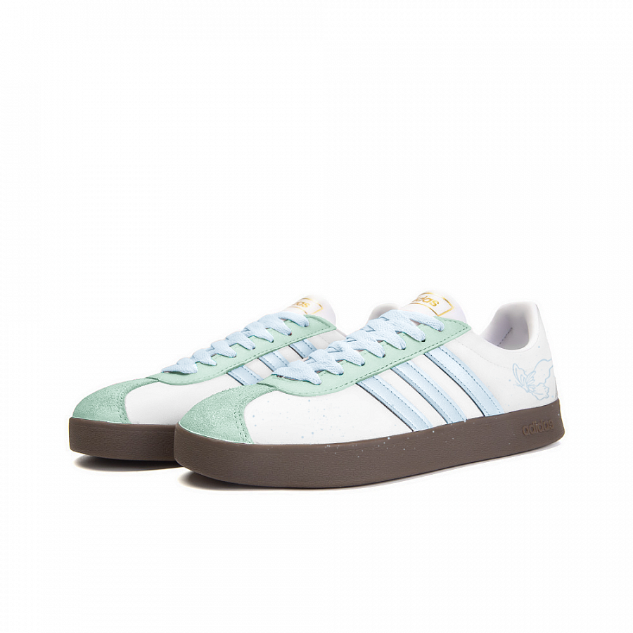 Adidas Neo VL Court 2.0 Kui Nadian Duo Anti Slip Wear Resistant Low Top Skateboard Shoes Unisex White купить в интернет-магазине Yoocart с быстрой доставкой по России.