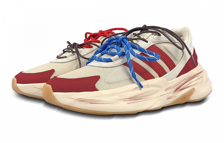 Adidas Neo Ozelle Cushioning, Slip Resistant, And Abrasion Resistant Low Top Running Shoes Unisex Light Brown Red купить в интернет-магазине Yoocart с быстрой доставкой по России.