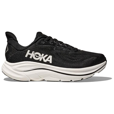 HOKA ONE ONE CLIFTON 10 Anti Slip Wear Resistant Low Top Running Shoes Women's Black White