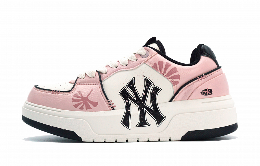 MLB Chunky Liner Abrasion-Resistant Low-Top Skateboard Shoes Unisex White