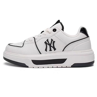 MLB Chunky Liner Slip-Resistant Cushioning Wear-Resistant Low-Top Skateboard Shoes Unisex White