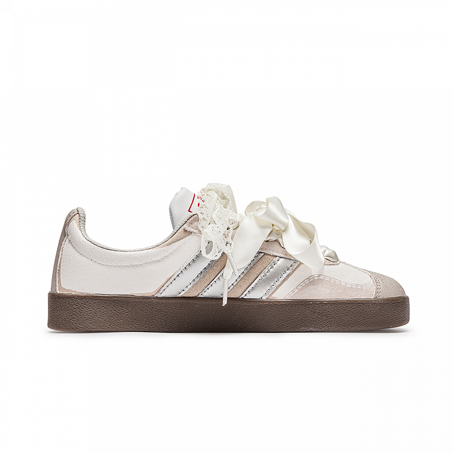 Adidas Neo VL Court 2.0 Heartfelt Signal Shock Absorbers Low Top Skateboard Shoes Unisex Beige Brown купить в интернет-магазине Yoocart с быстрой доставкой по России.