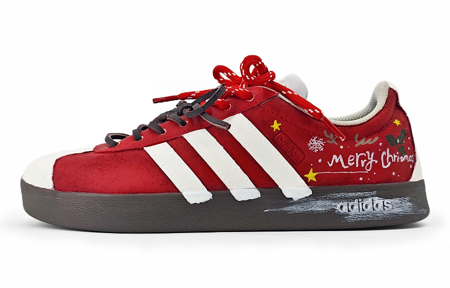 Adidas Neo VL Court 2.0 Anti-Slip Wear-Resistant Low-Top Skateboard Shoes Unisex Red купить в интернет-магазине Yoocart с быстрой доставкой по России.