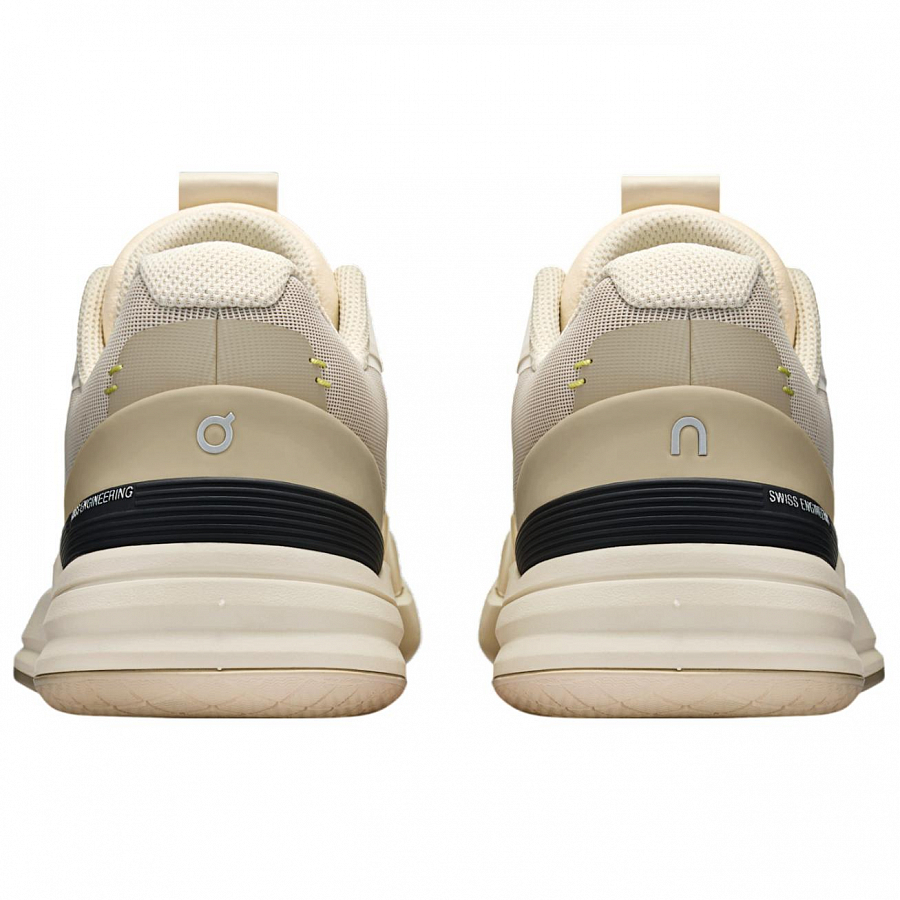 On The Roger Pro Anti Slip Wear Resistant Low Top Tennis Shoes Women's Beige Yellow