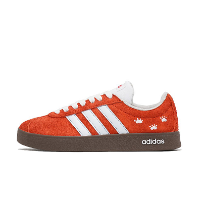 Adidas Neo VL Court 2.0 Kitten Trail Orange Anti Slip Wear Resistant Low Top Skateboard Shoes Unisex Orange