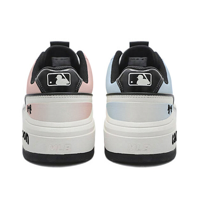 MLB Chunky Liner Abrasion Resistant Low Top Skateboard Shoes Unisex Blue Pink