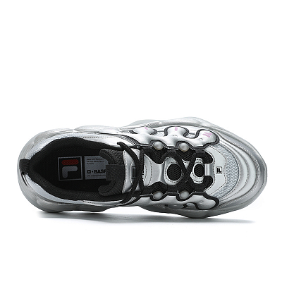 FILA PEASE Low Top Casual Shoes Women's Silver Gray