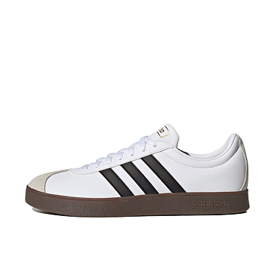 Adidas Neo VL Court 2.0 Anti Slip Wear Resistant Low Top Skateboard Shoes Women's Silver