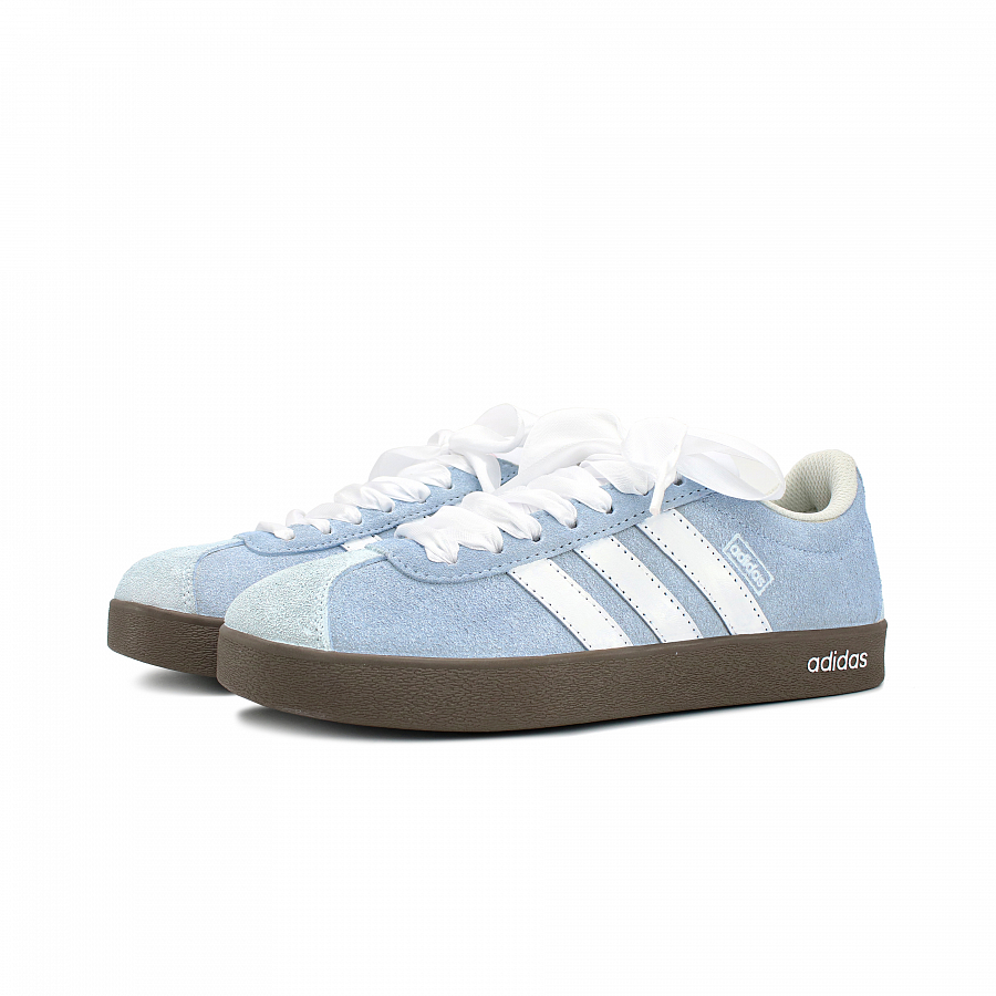 Adidas Neo VL Court 2.0 Anti Slip Wear Resistant Low Top Skateboard Shoes Unisex Blue White купить в интернет-магазине Yoocart с быстрой доставкой по России.