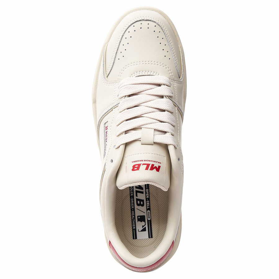 MLB Hofer Anti-Slip Wear-Resistant Low-Top Casual Shoes Unisex Beige