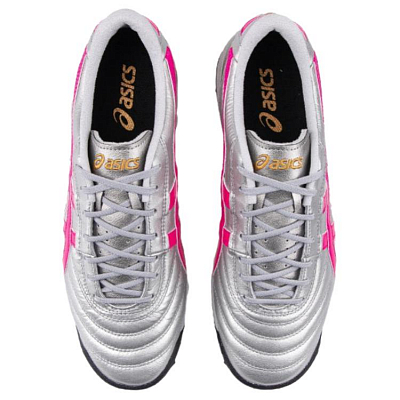 Asics C3 Soccer Shoes Unisex Silver Gray