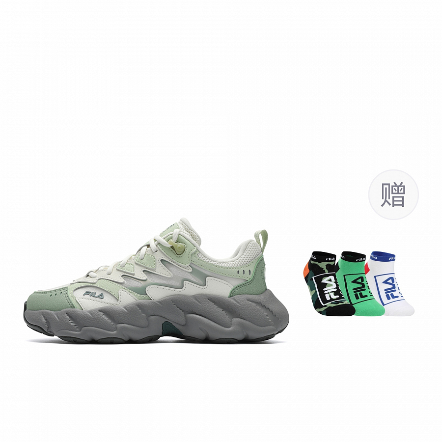 FILA Fern 2 Fern Sneakers 2.0 Abrasion Resistant, Lightweight, And Breathable Low Top Casual Shoes Women's White Green купить в интернет-магазине Yoocart с быстрой доставкой по России.