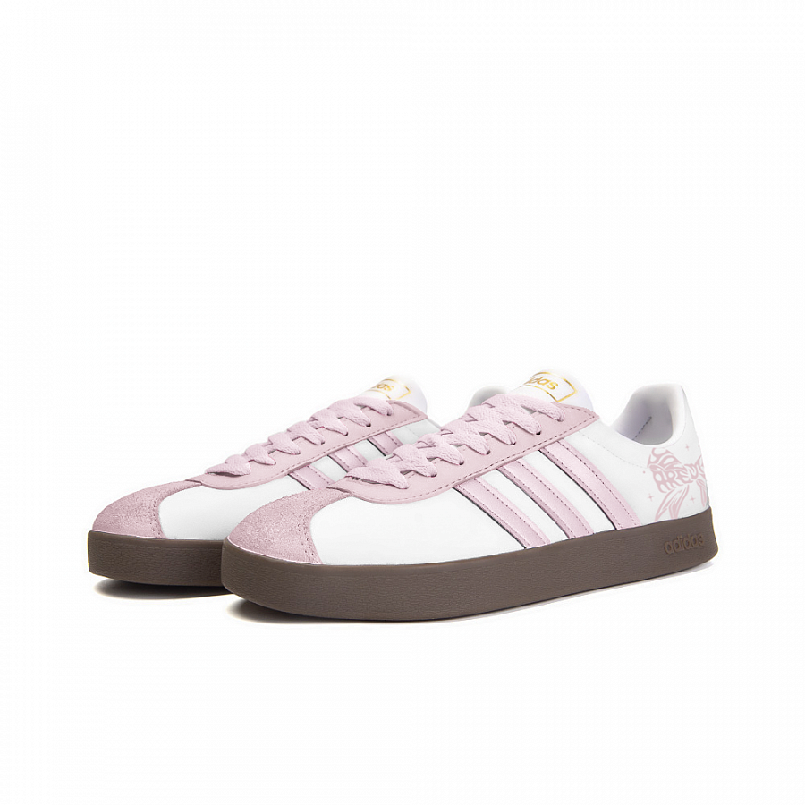 Adidas Neo VL Court 2.0 Anti Slip Wear Resistant Low Top Skateboard Shoes Unisex Pink купить в интернет-магазине Yoocart с быстрой доставкой по России.