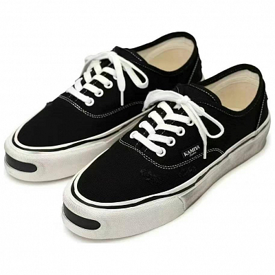MIHARA YASUHIRO Slip-Resistant Low-Top Skateboard Shoes Unisex Black