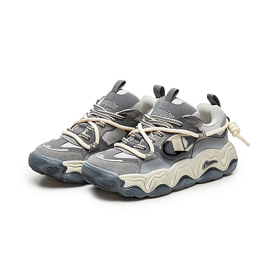 Champion Lava Cake Champ Lava Low-Top Casual Shoes Men's Autumn Moon Gray/Smoke Gray